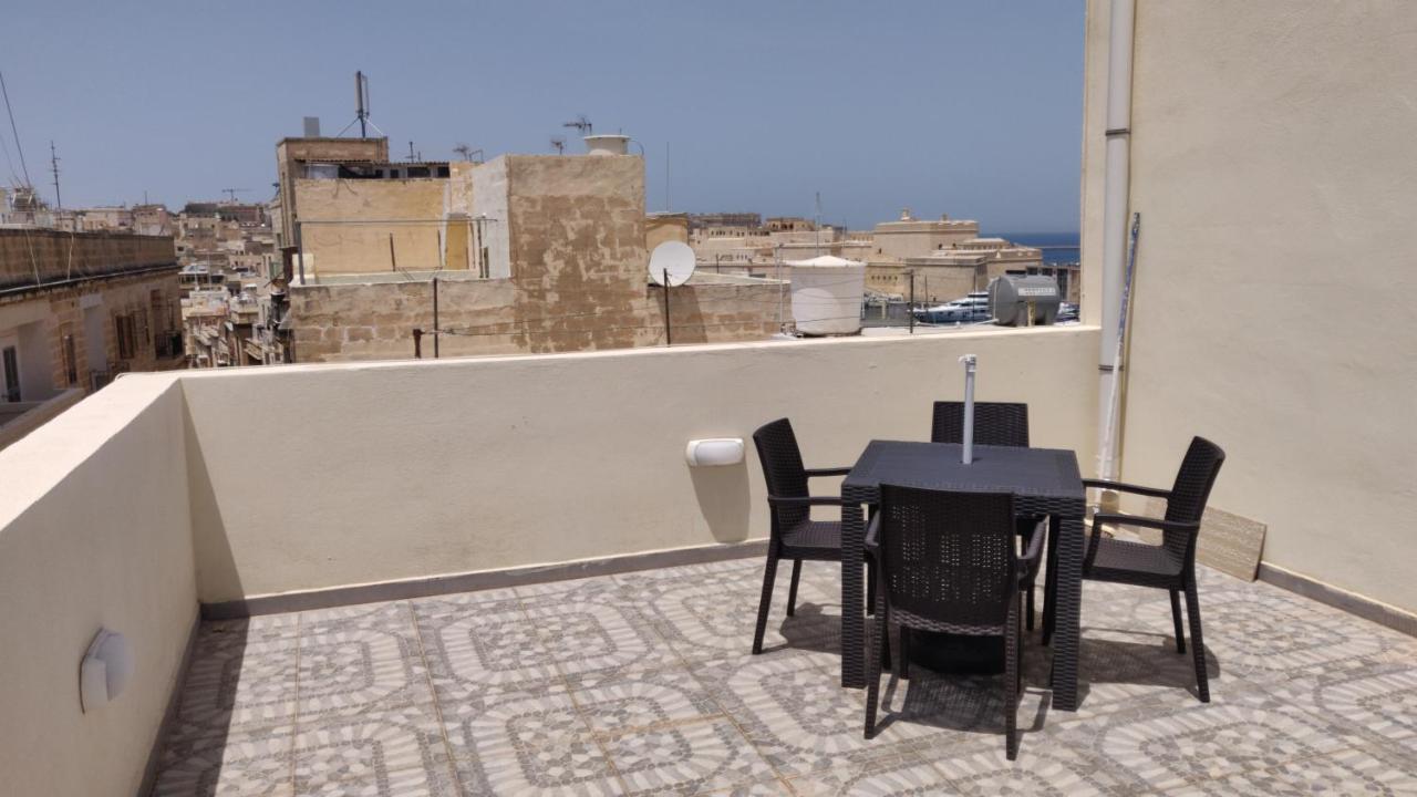 Ferienwohnung The Penthouse Flat-Terrace&View Senglea Exterior foto
